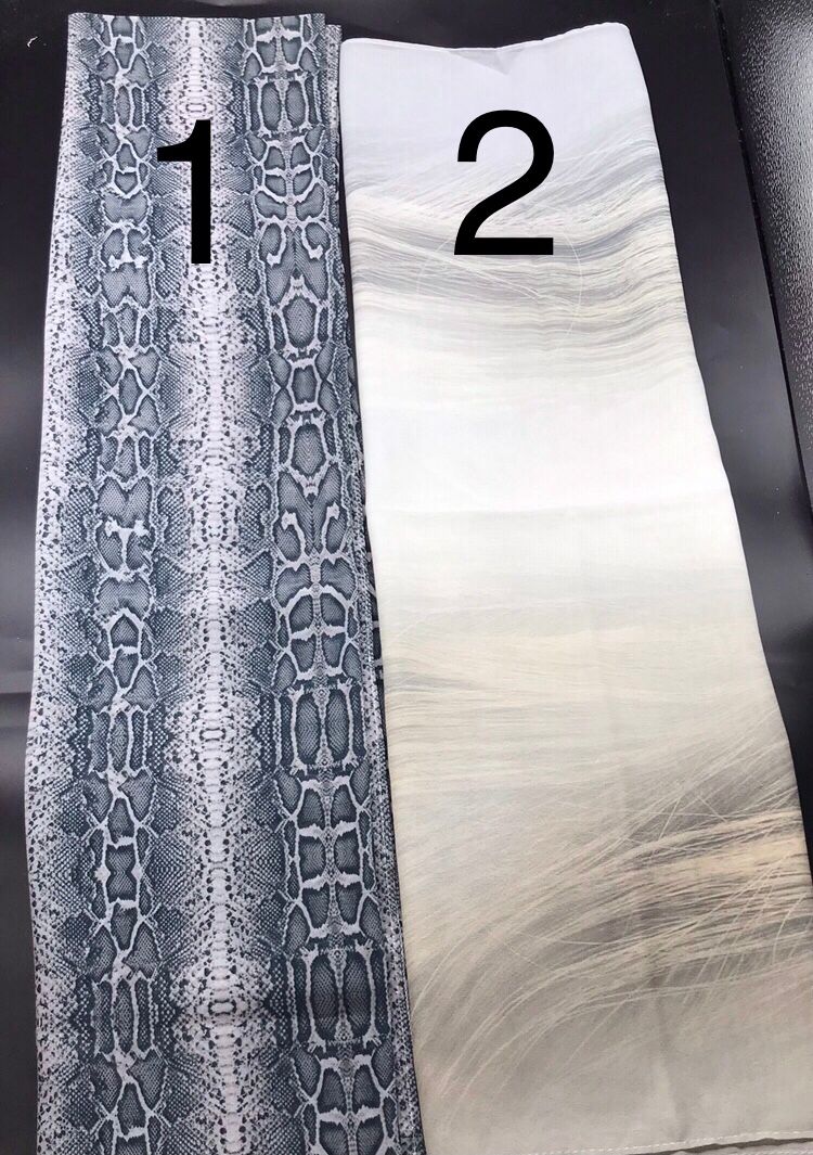 حجاب كريب طباعة سنيك التقى.