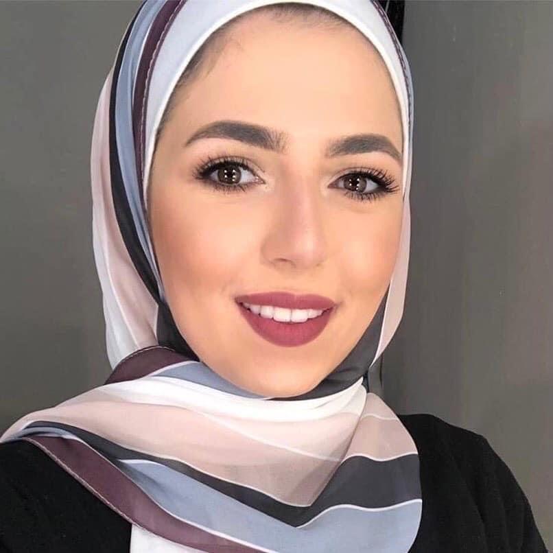 حجاب كريب طباعة برواز التقى.