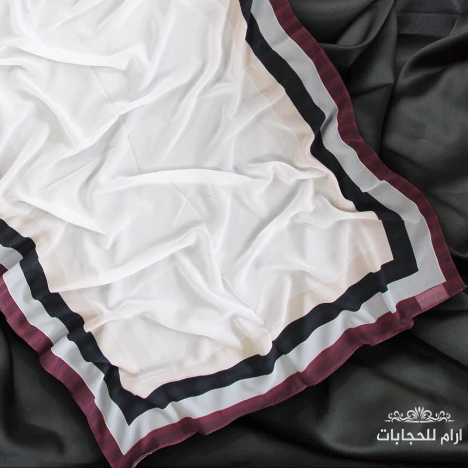 حجاب كريب طباعة برواز التقى.